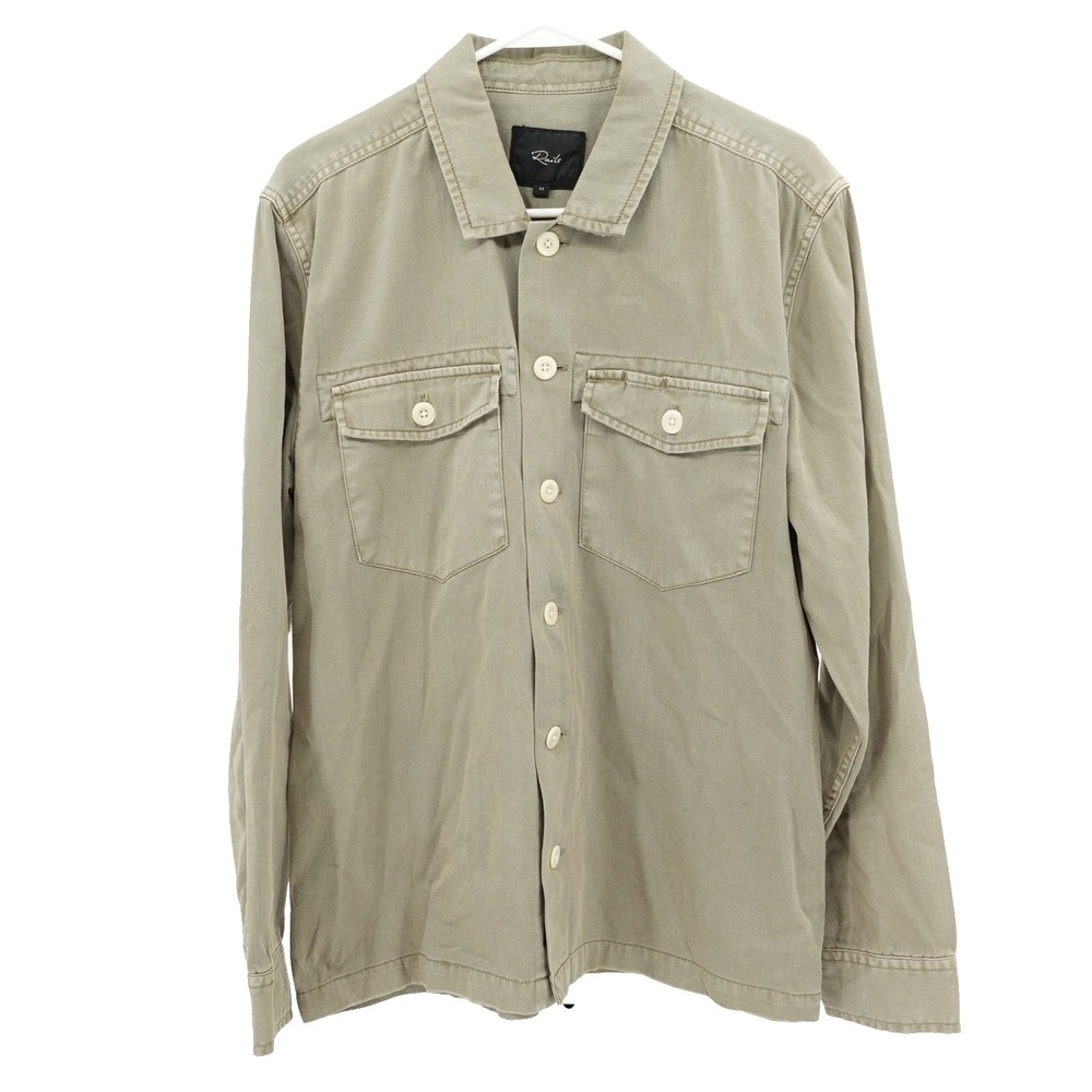 Rails Shirt Jacket SZ M Kerouac Canvas Twill Military Utility Workwear Casual